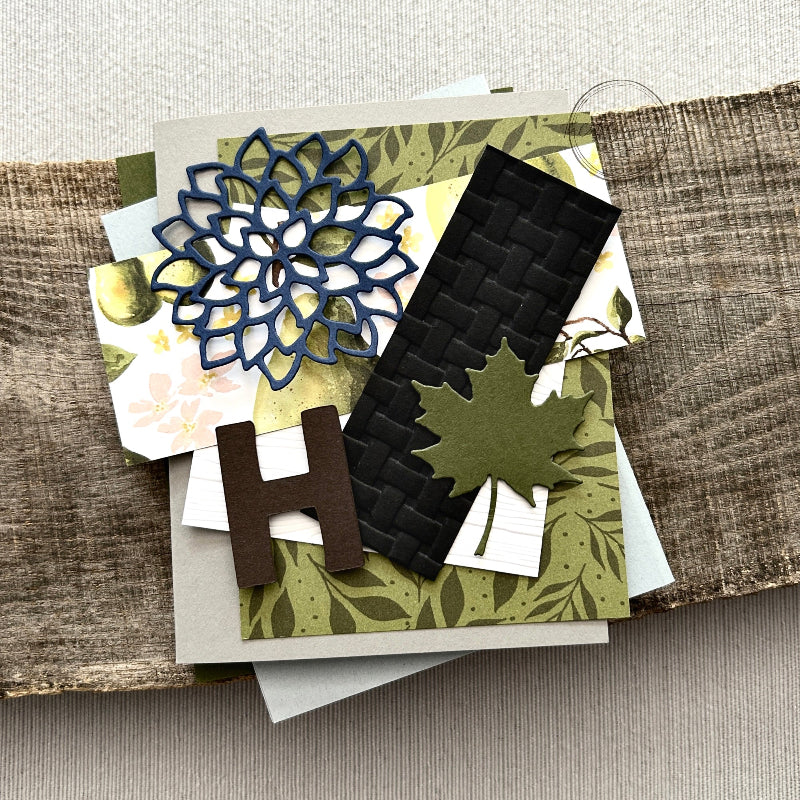 All of the card pieces are laying on top of cards. Everything comes cut and ready for assembly