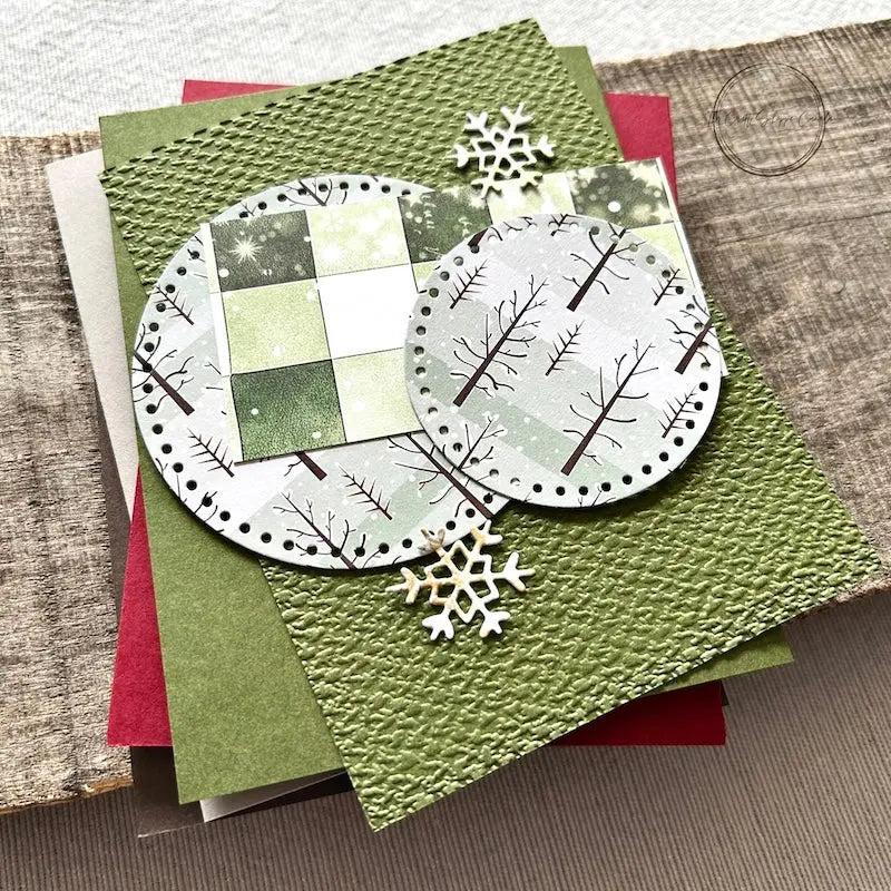 All of the card pieces are laying on top of cards. Everything comes cut and ready for assembly.