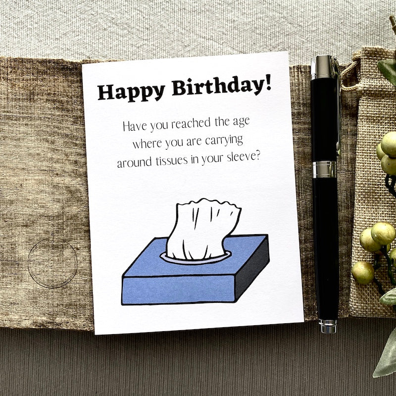 Old Age Birthday Greeting Card | Funny Over the Hill Joke