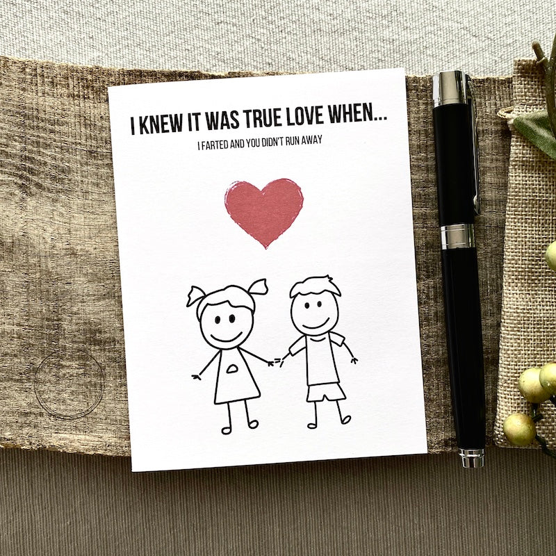 Greeting Card for Anniversary | Sarcastic Valentine's Day Card