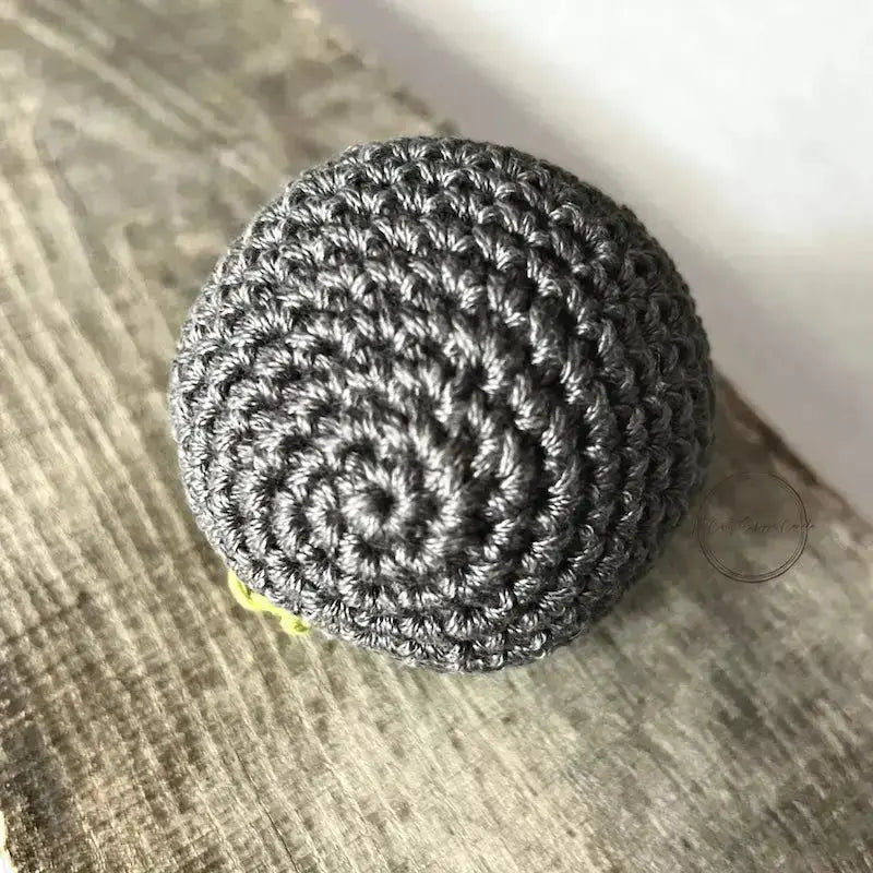 A close up of the bottom of the F Bomb to show the stitches that are used.