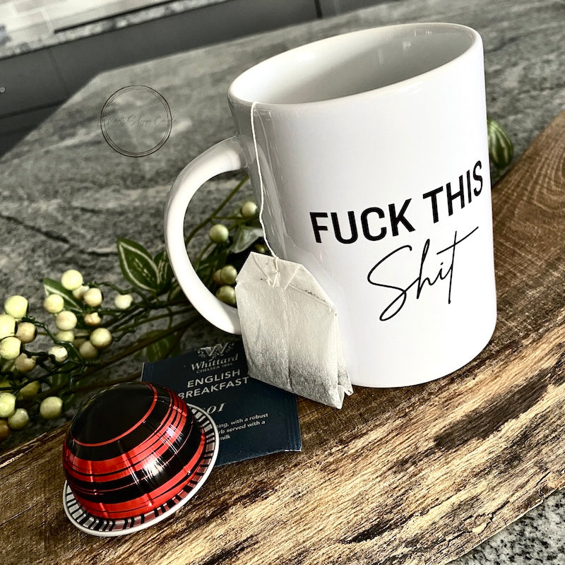 Mature | Sarcastic Swear Word Coffee Mug | Funny Tea Cup