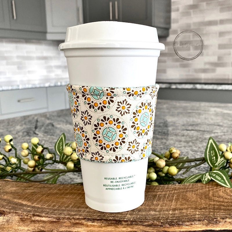 Coffee Mug Cozy | Sustainable Tumbler Sleeve | Unique Gift for Tea lover - The Craft Shoppe Canada