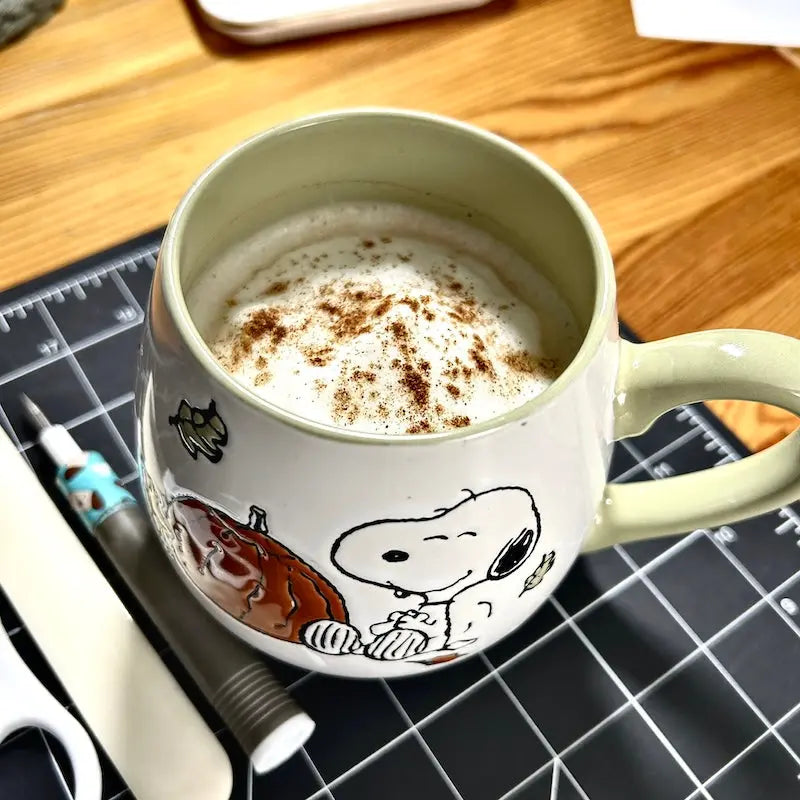 A gingerbread latte, made from the recipe in this blog.