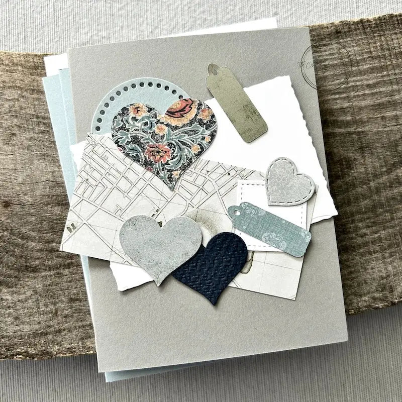 All of the card pieces are laying on top of cards. Everything comes cut and ready for assembly.