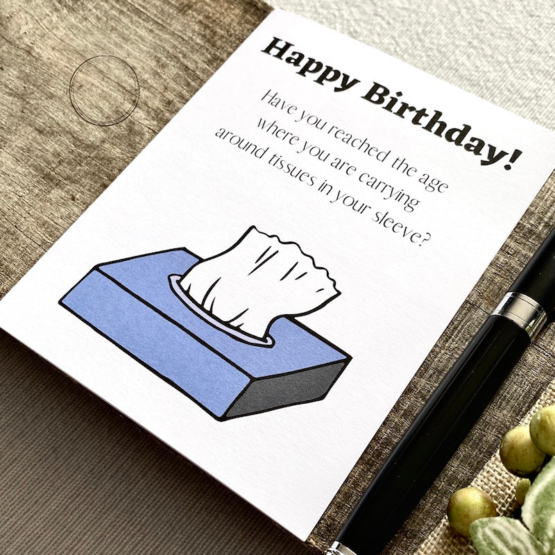 Old Age Birthday Greeting Card | Funny Over the Hill Joke