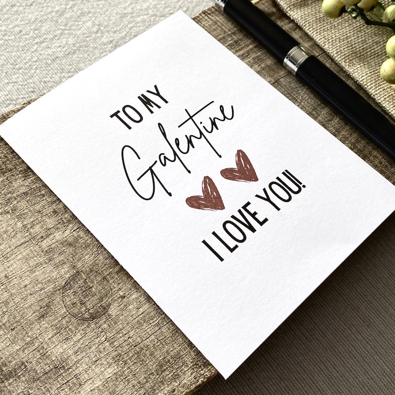 Galentines Day Card | Valentine for Best Friend | Unique Notecard