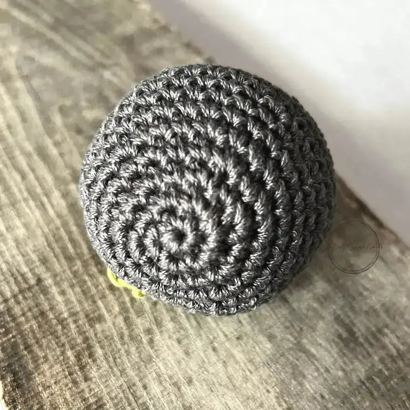 A close up of the bottom of the F Bomb to show the stitches that are used.