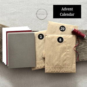 Advent Calendar for Handmade Cards | Do it Yourself Craft Kit - The Craft Shoppe Canada