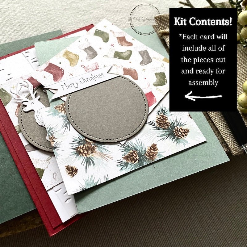 Kit contents include: 4 envelopes, special adhesives, and instructions, to add a personal touch to the holiday season. - The Craft Shoppe Canada