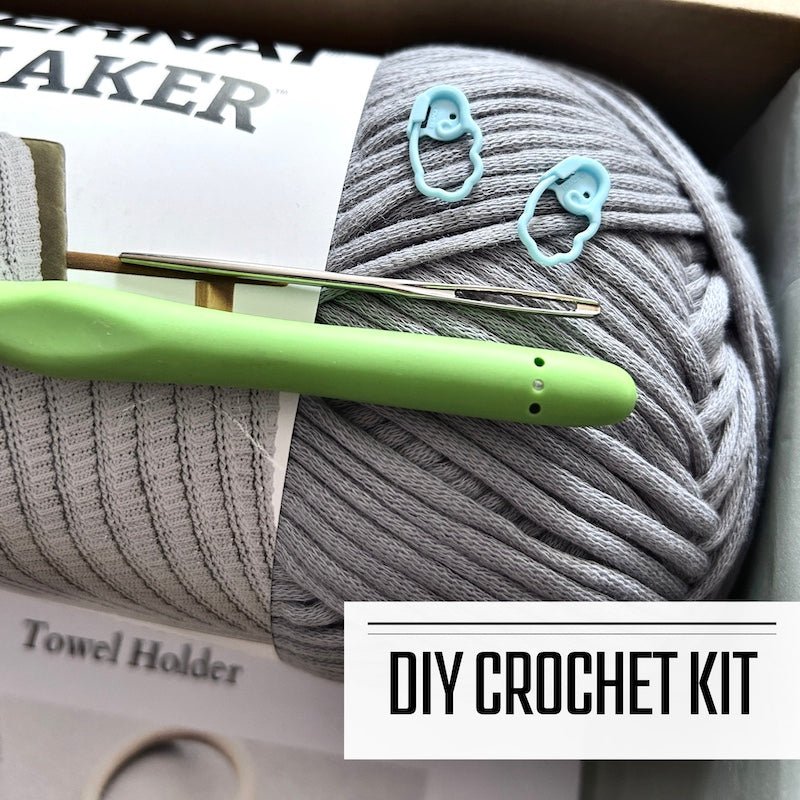 Crochet Kit | Tea Towel Holder - The Craft Shoppe Canada