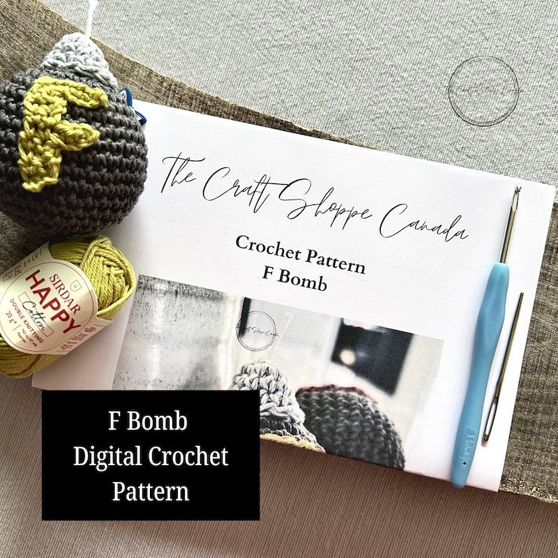 Digital Crochet Pattern | Funny F Bomb Project | Amigurumi - The Craft Shoppe Canada