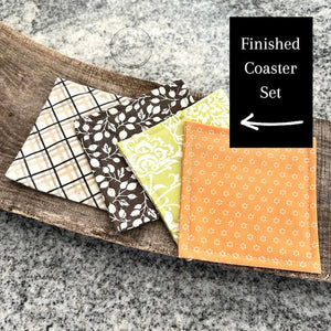 The finished quilted coaster set - The Craft Shoppe Canada