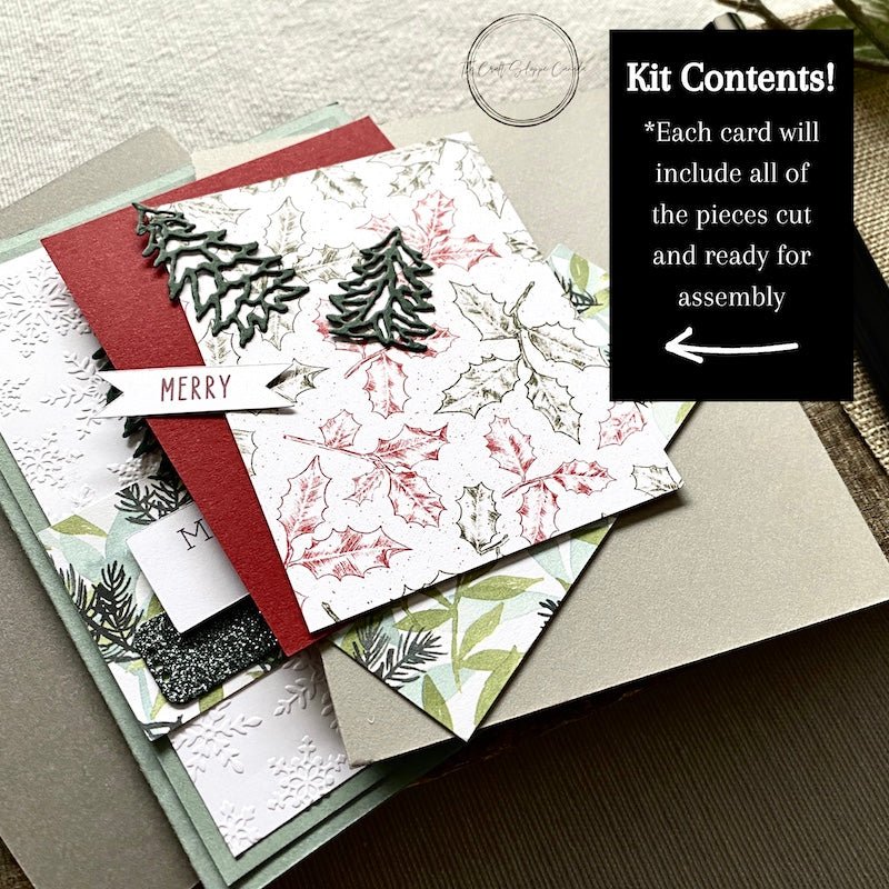 Kit contents include: 4 envelopes, special adhesives, and instructions, to add a personal touch to the holiday season. - The Craft Shoppe Canada