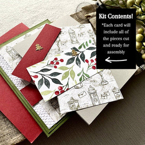 Kit contents include: 4 envelopes, special adhesives, and instructions, to add a personal touch to the holiday season. - The Craft Shoppe Canada