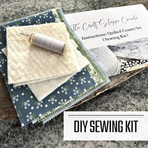 Sewing Kit | Quilted Coaster Set - The Craft Shoppe Canada