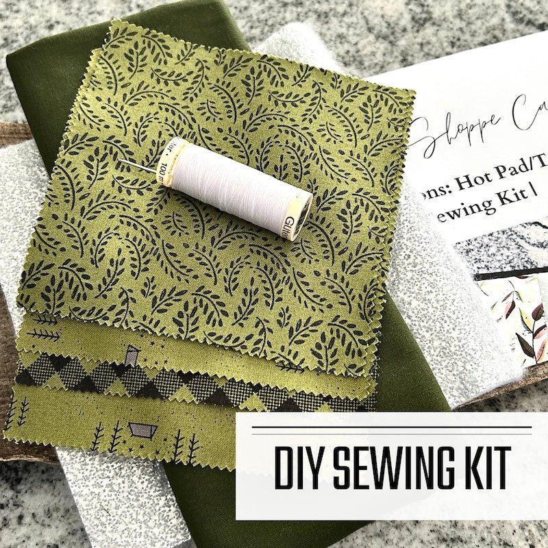 Sewing Kit | Quilted Pot Holder/Trivet - The Craft Shoppe Canada