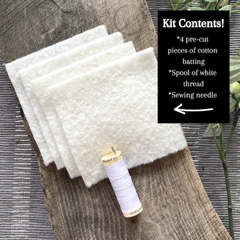 Craft Kit | Sewing Kit | Fabric Coaster Kit - The Craft Shoppe Canada