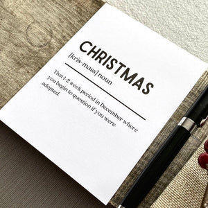 Family Christmas Greetings | Funny and Sarcastic Card | Tis the Season - The Craft Shoppe Canada