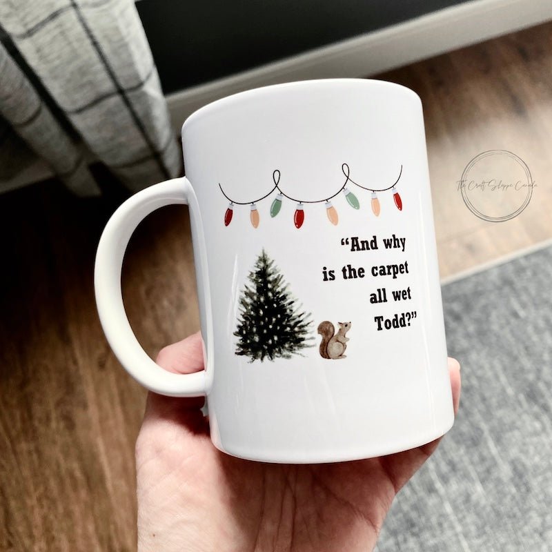 Seasonal Ceramic Mug | Funny Unique Christmas Tree Cup | Coffee Bar Accessory - The Craft Shoppe Canada