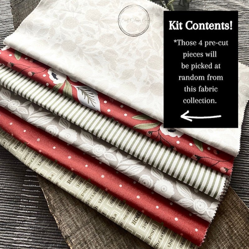 Sewing Kit | Christmas Coaster Kit - The Craft Shoppe Canada