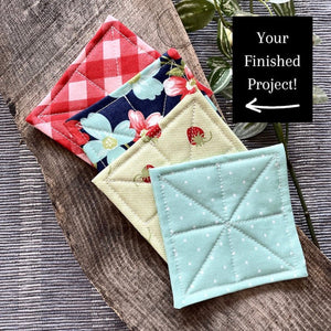 Sewing Kit | Spring Summer Coasters - The Craft Shoppe Canada