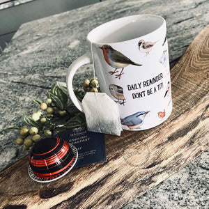 Tit Bird Ceramic Mug | Gift for Bird Watcher | Large Coffee Mug - The Craft Shoppe Canada